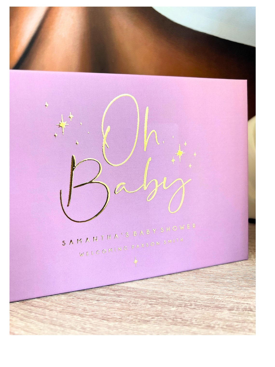 Oh Baby - Baby Shower Guest Book
