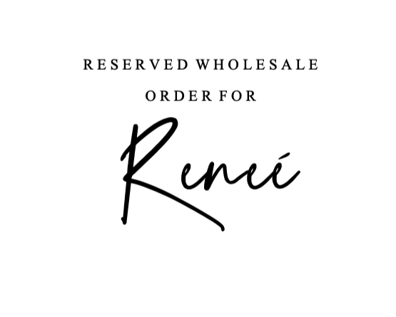 Reserved - Custom Order for Renee