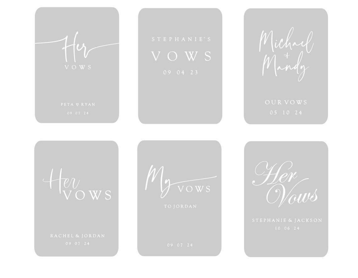 MONOCHROME VOW BOOK