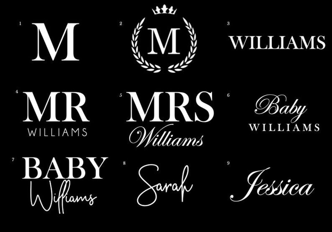 Personalised Leather luggage Tag - Black