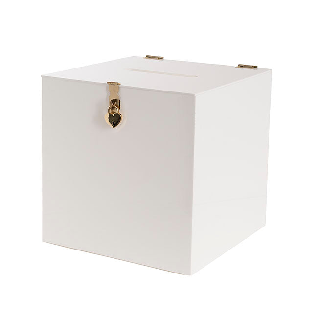 Copy of Acrylic Wishing Well Box - WHITE