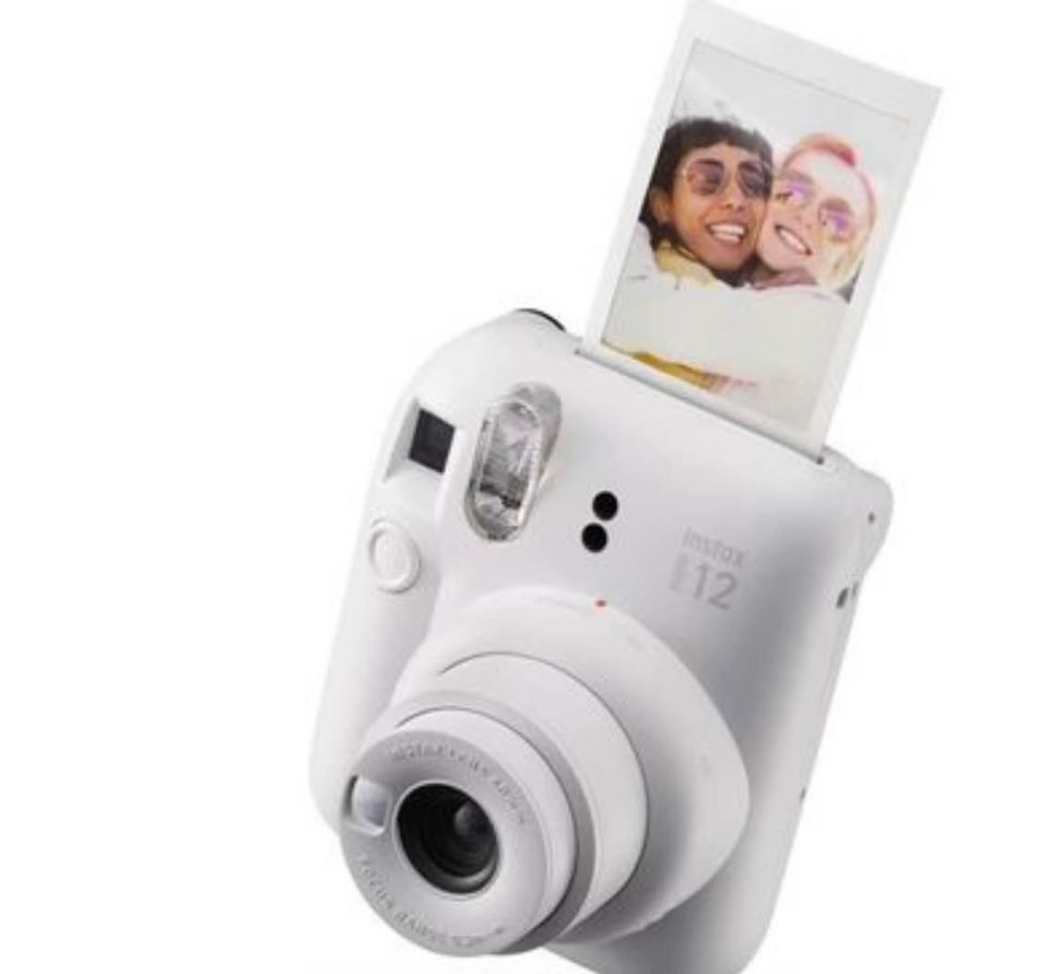 White Instax Camera