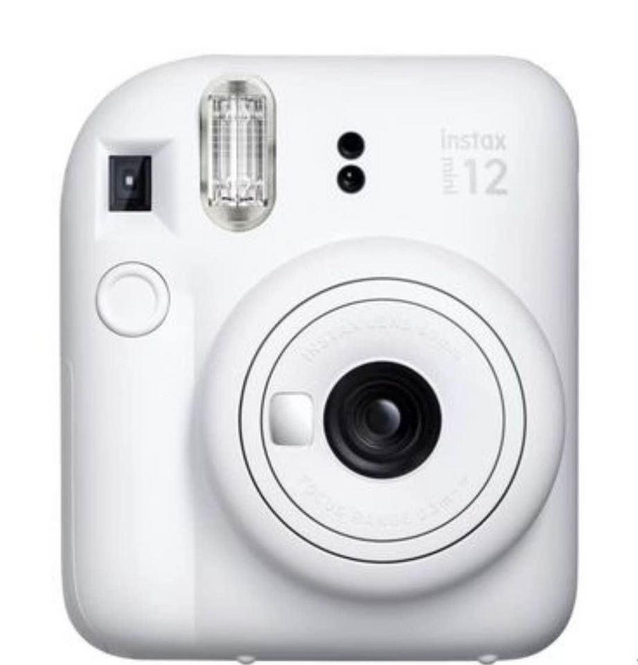 White Instax Camera