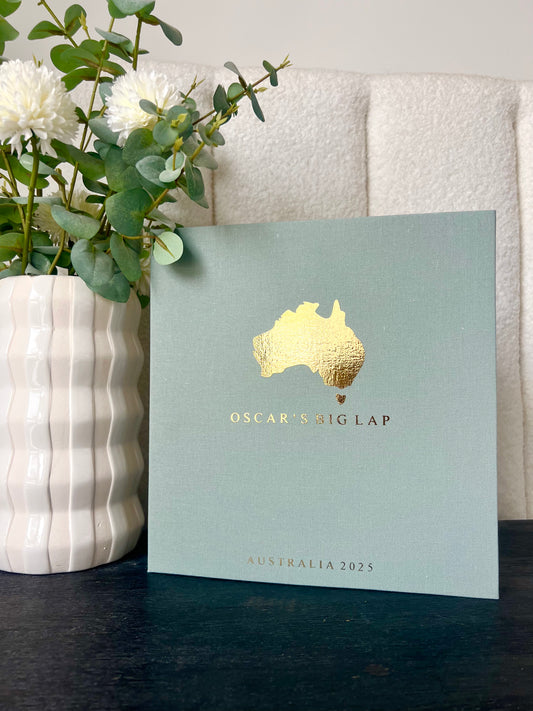 AUSTRALIA 2 - Personalised Linen Photo Album