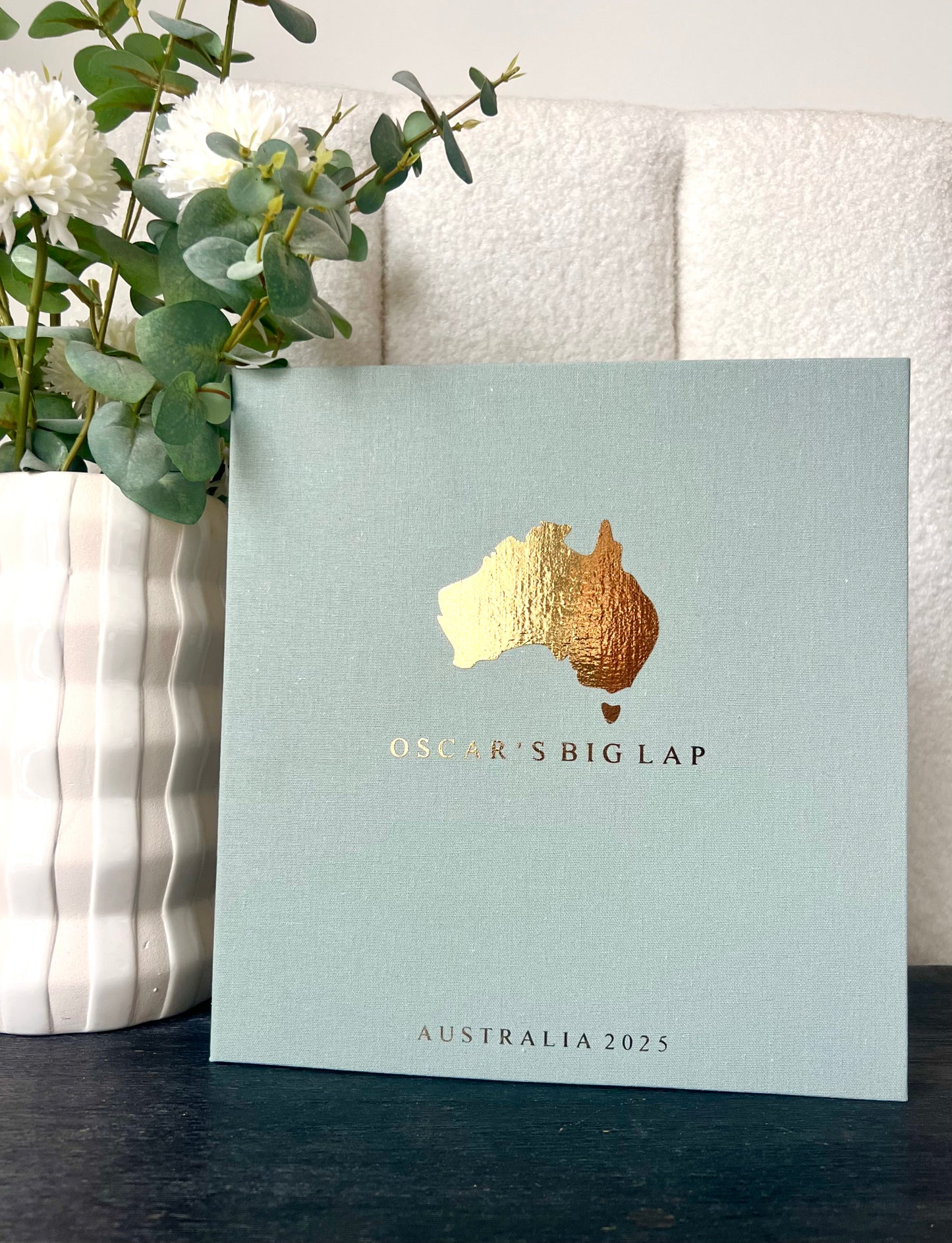 AUSTRALIA 2 - Personalised Linen Photo Album