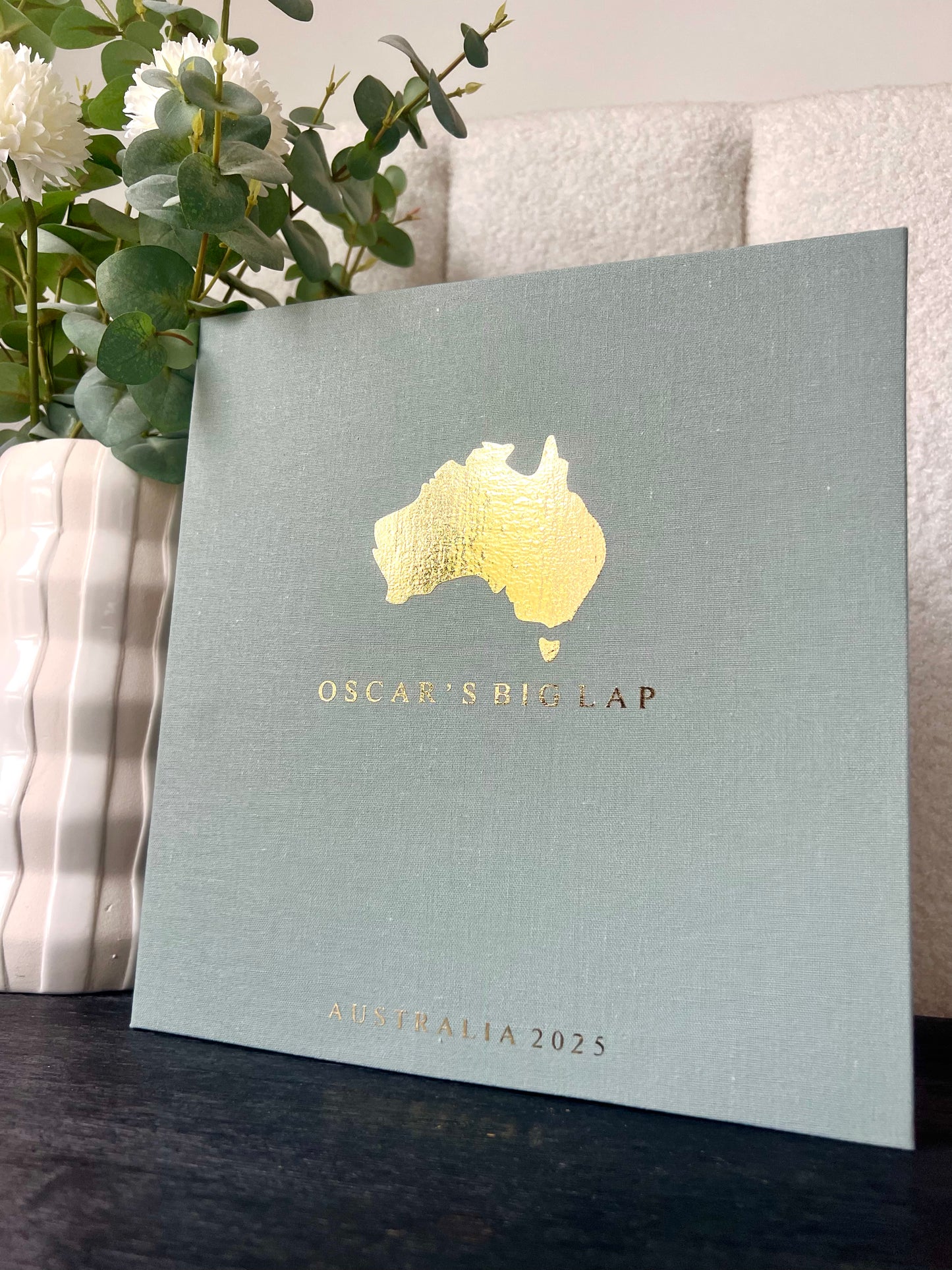 AUSTRALIA 2 - Personalised Linen Photo Album