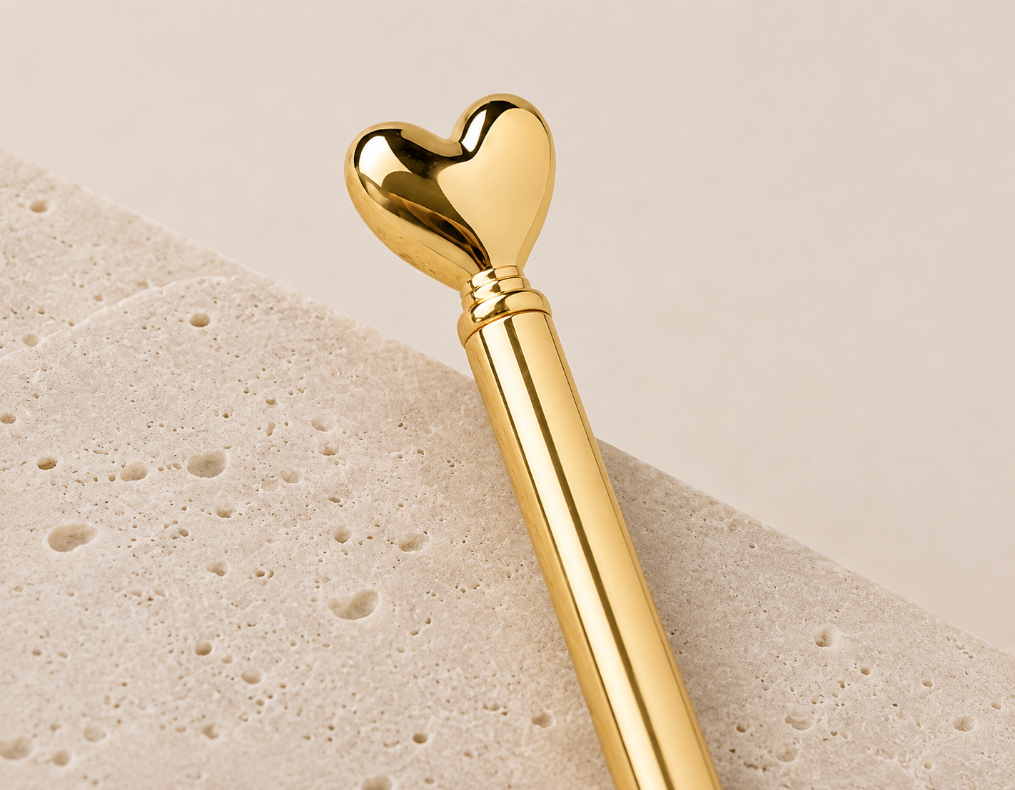 Gold Heart Pen