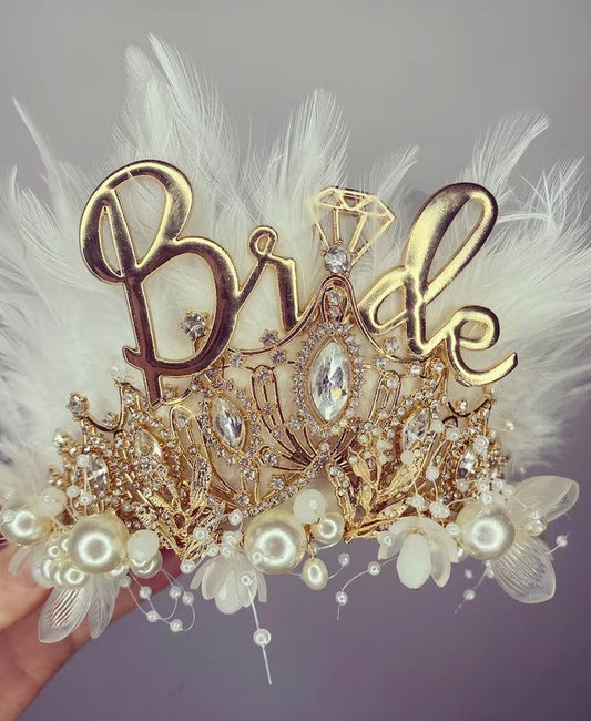 Bride To Be - Deluxe Crown Gold