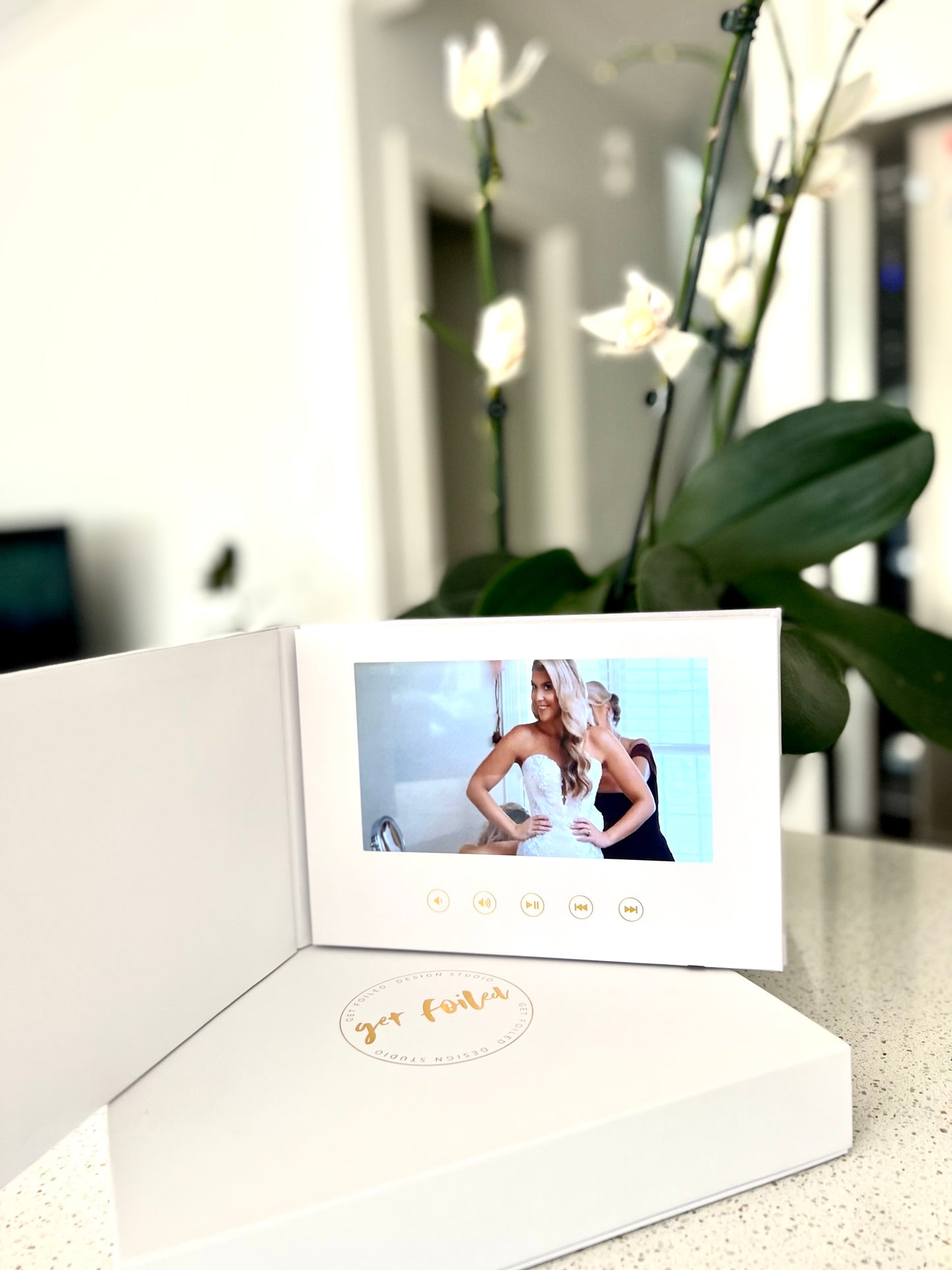 Personalised Linen Video Book
