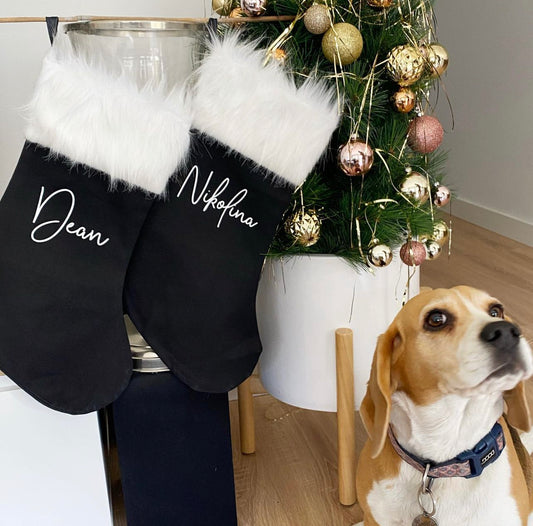 Personalized Luxe Christmas Stocking