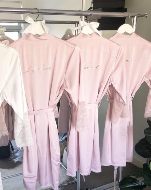 Bridal Robe - Pink