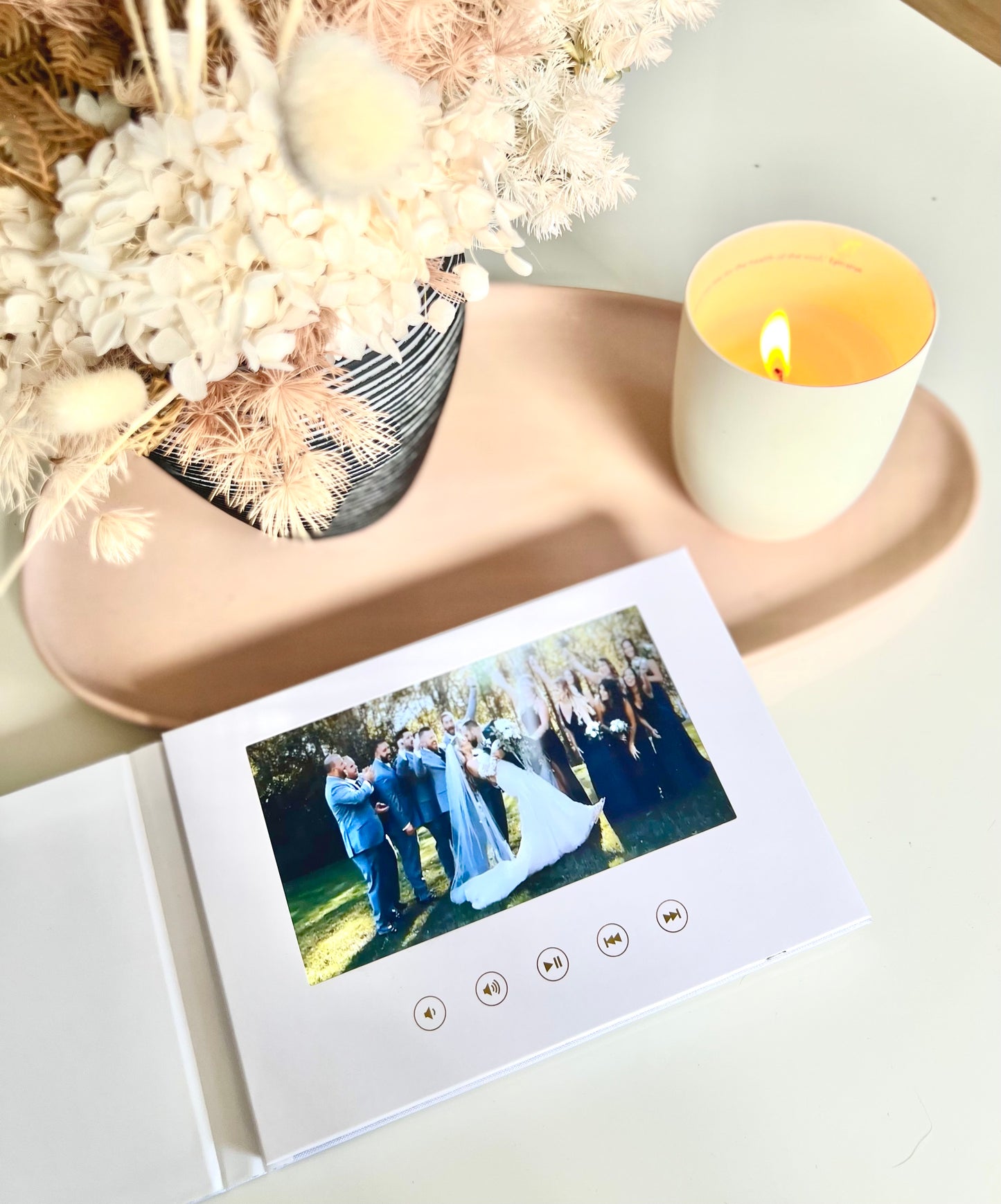 Personalised Linen Video Book