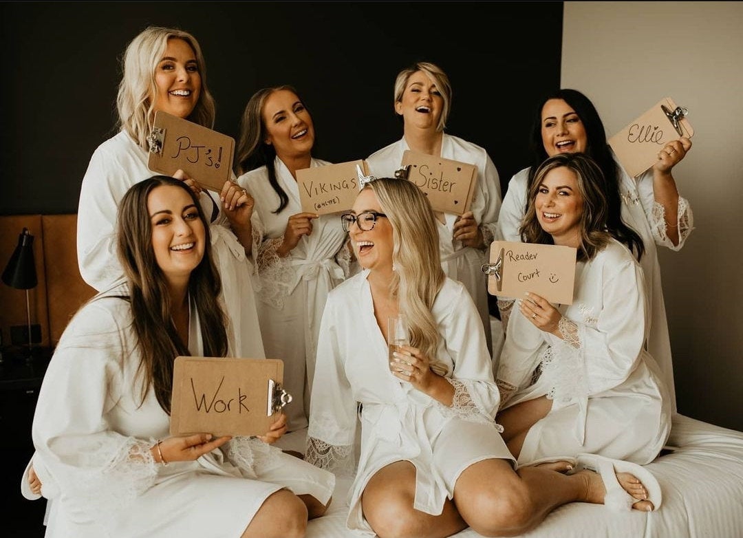BRIDAL ROBE - White