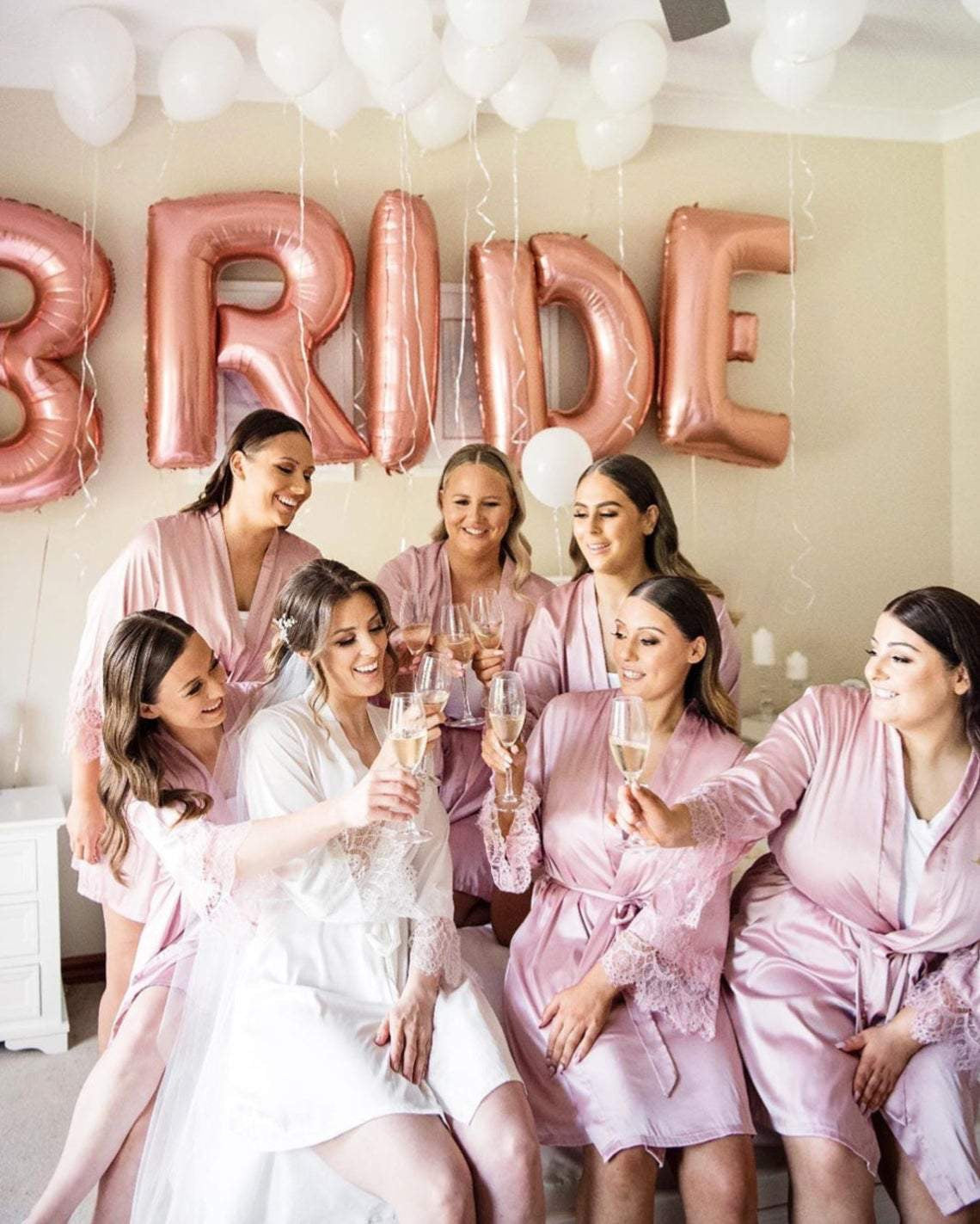 Bridal Robe - Pink