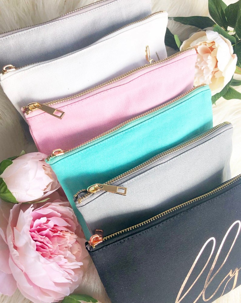 Stripe Cosmetic Bag